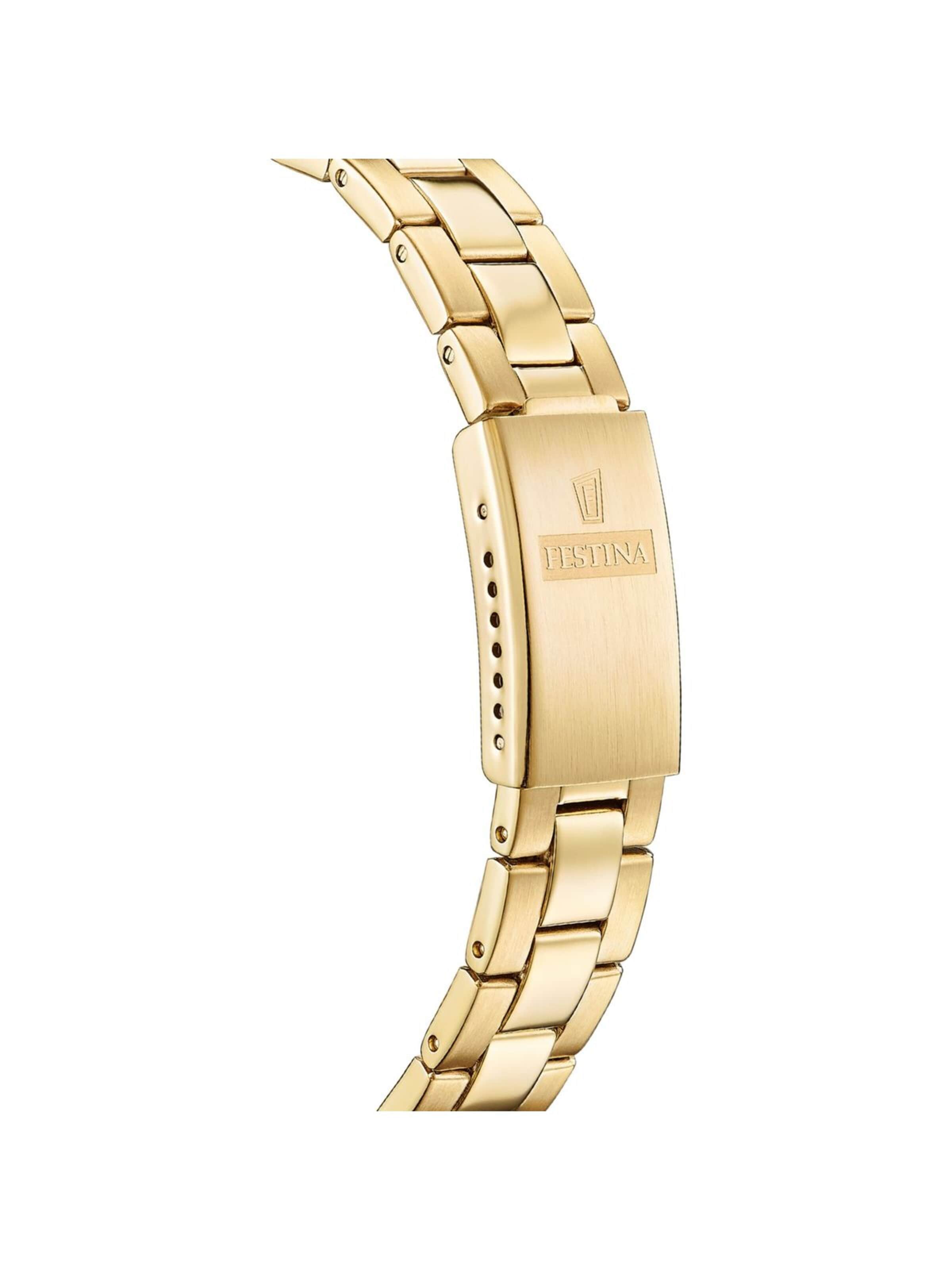 Montre à affichage analogique 'Festina - Watch Classiques Acier Swiss Made - Quartz watch movement - Watch case width: 29.5 mm' FESTINA en or