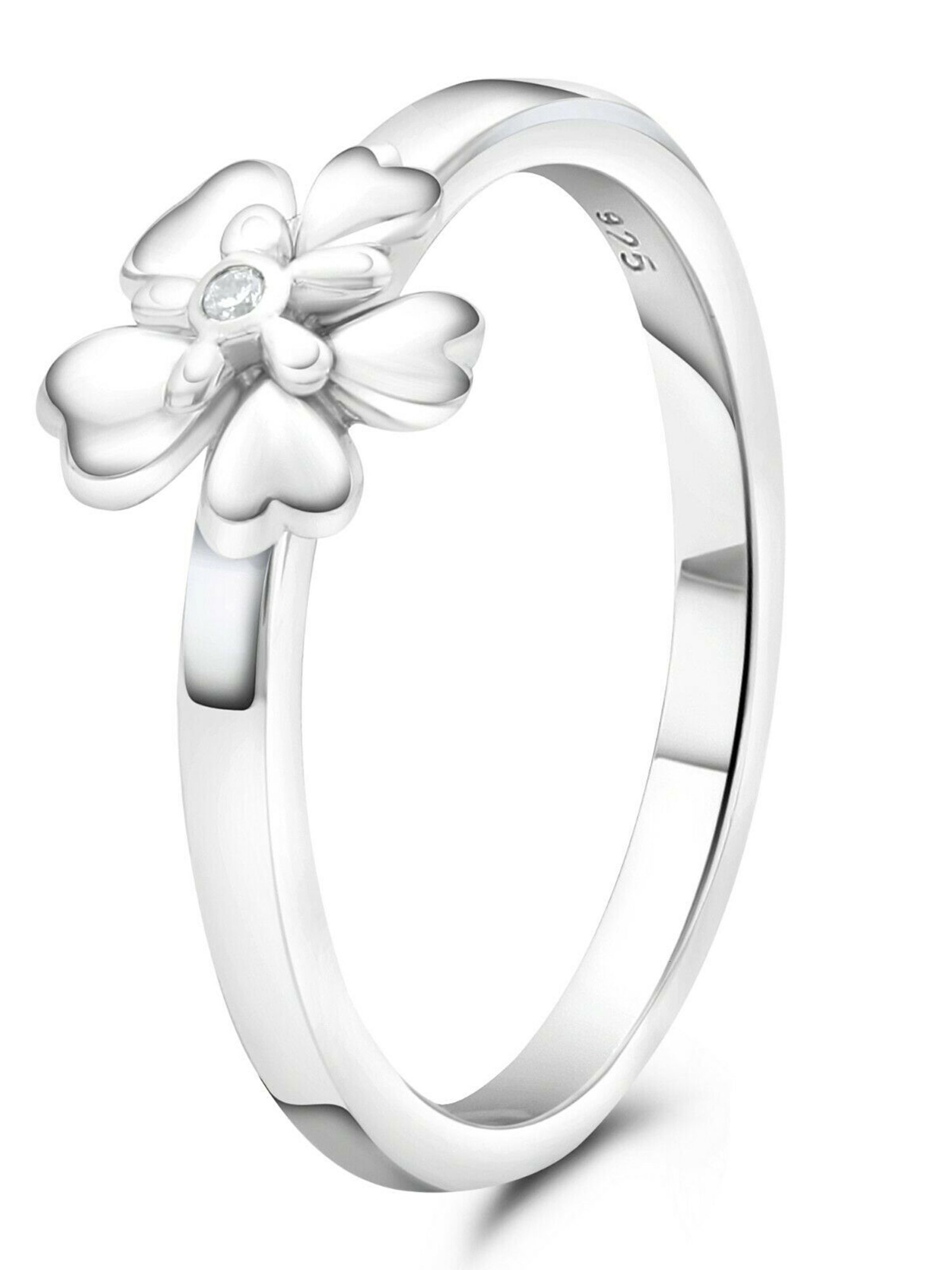 Tony Fein Ring 'Blume' in Silver