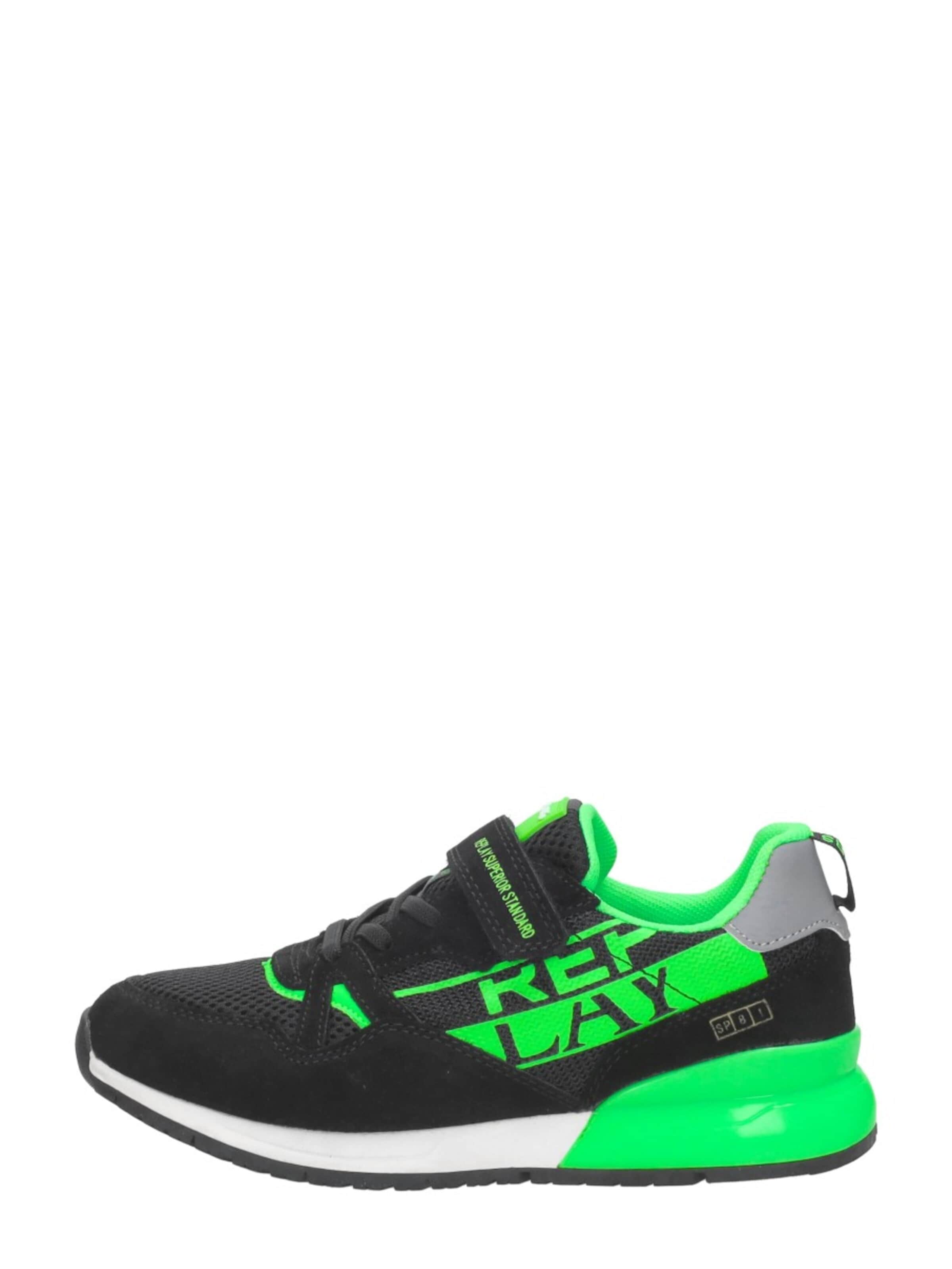 REPLAY Sneakers 'Shoot JR 11' in Zwart: voorkant