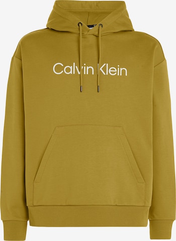 Sweat-shirt Calvin Klein en vert : devant