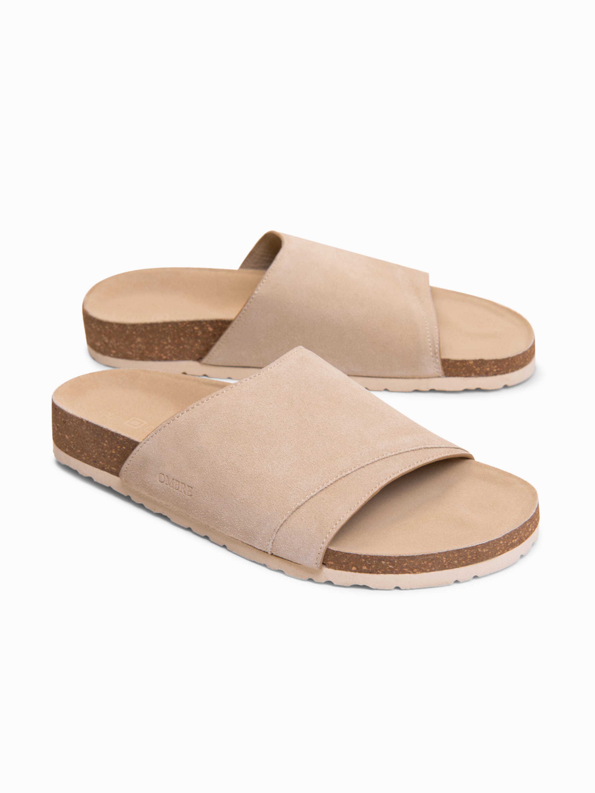 Ombre Mule in Beige
