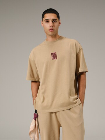 Alessandro Magno Shirt 'GINGER ROOT' in Beige: Vorderseite