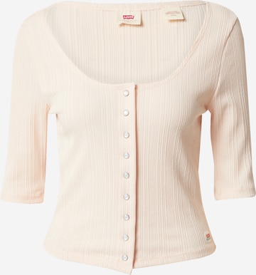 LEVI'S ® Μπλουζάκι 'Dry Goods Pointelle Top' σε ροζ: μπροστά
