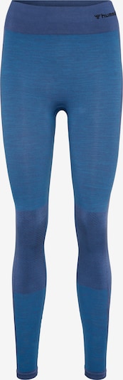 Hummel Sportbroek in de kleur Navy / Blauw gemêleerd, Productweergave