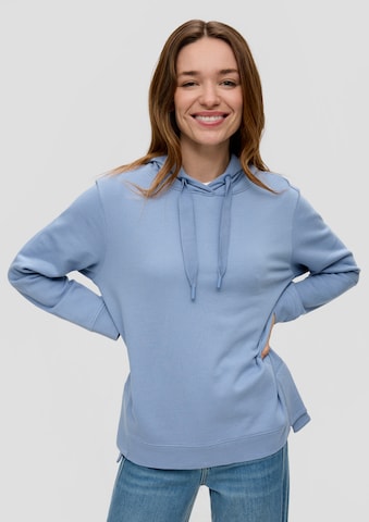 s.Oliver Sweatshirt in Blauw: voorkant