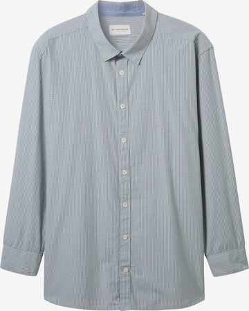 TOM TAILOR Men + Regular fit Button Up Shirt in Blue: front