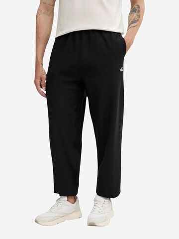 Calvin Klein Jeans Regular Sportbroek 'PREMIUM TERRY MONOGR LV04RC279G' in Zwart