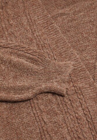 Tanuna Knit Cardigan in Brown