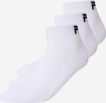 Chaussettes FILA en blanc : devant