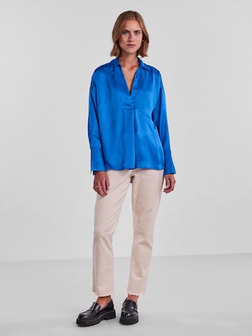 PIECES Blouse 'Andrea' in Blauw