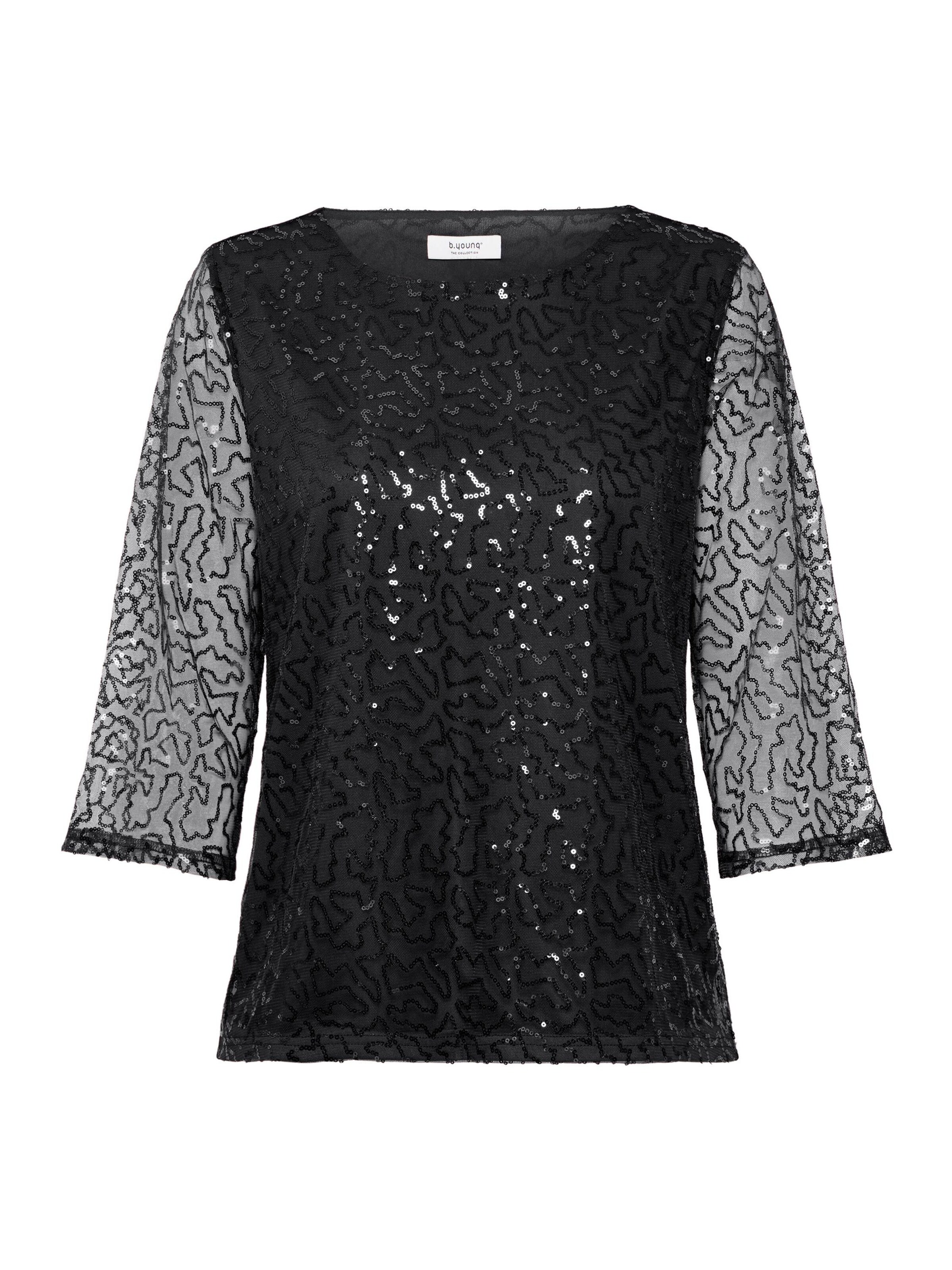 b.young Shirt 'Soffa' in Black: front