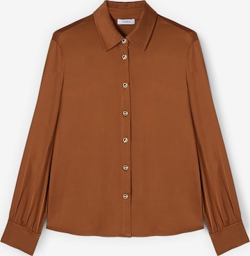 MOTIVI Blouse in Brown: front