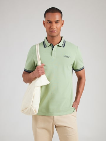 T-Shirt s.Oliver en vert : devant