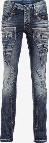 CIPO & BAXX Regular Jeans in Blauw: voorkant