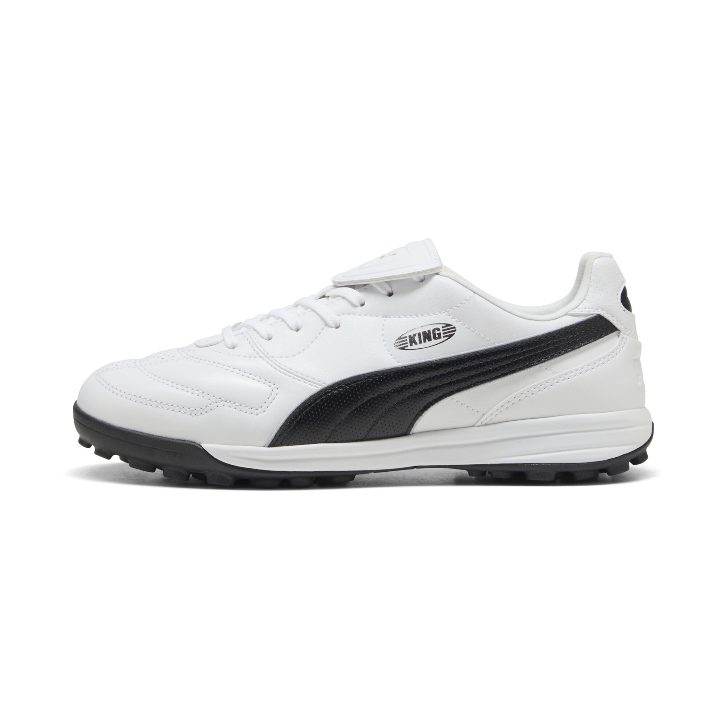 PUMA Soccer shoe 'KING LIGA TT' in White: front