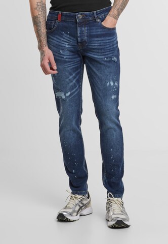 2Y Premium Slim fit Jeans in Blue: front