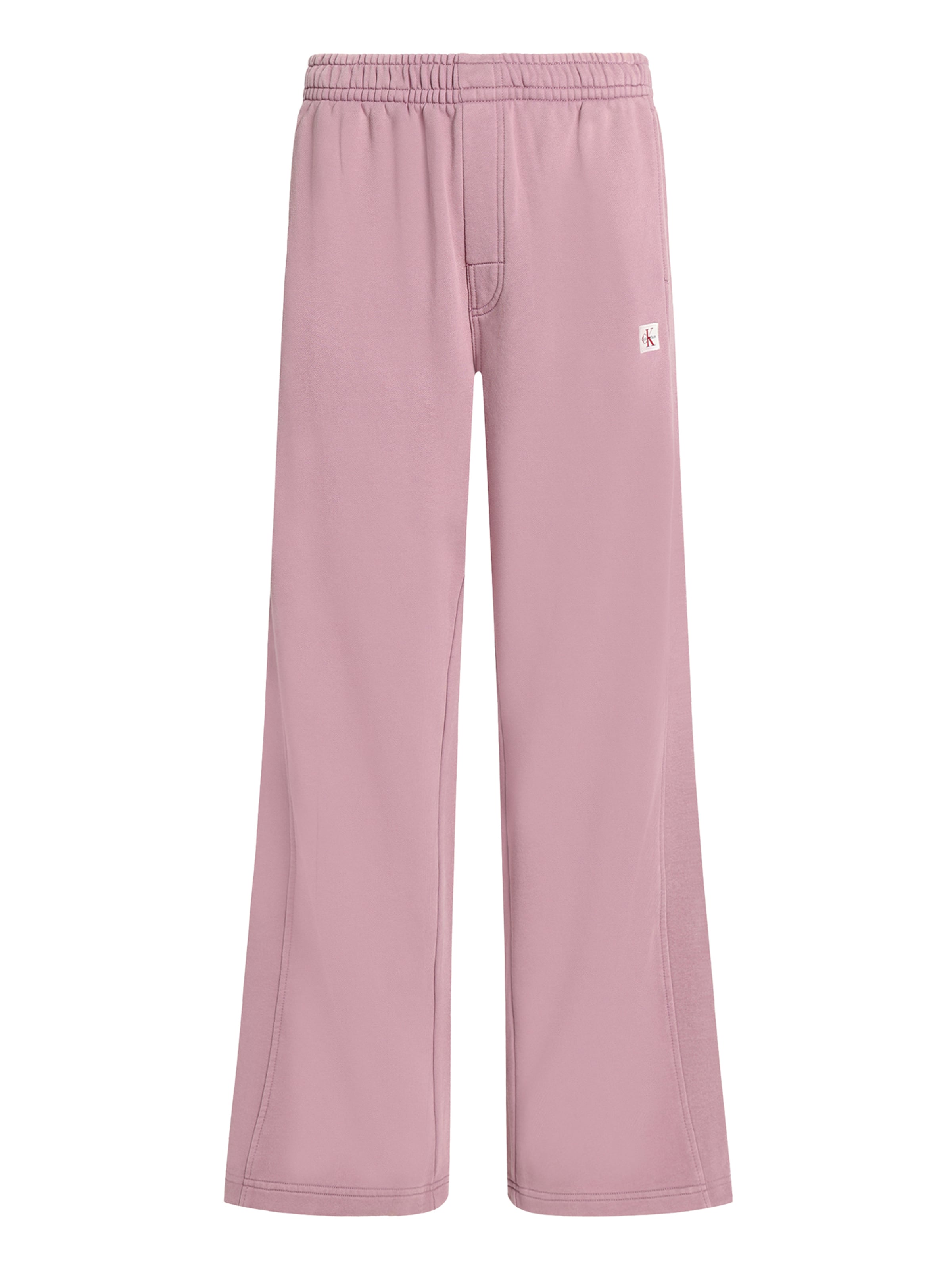 Calvin Klein Jeans Wide leg Παντελόνι σε ροζ: μπροστά