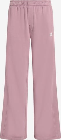 Calvin Klein Jeans Широкий Штаны в Ярко-розовый: спереди