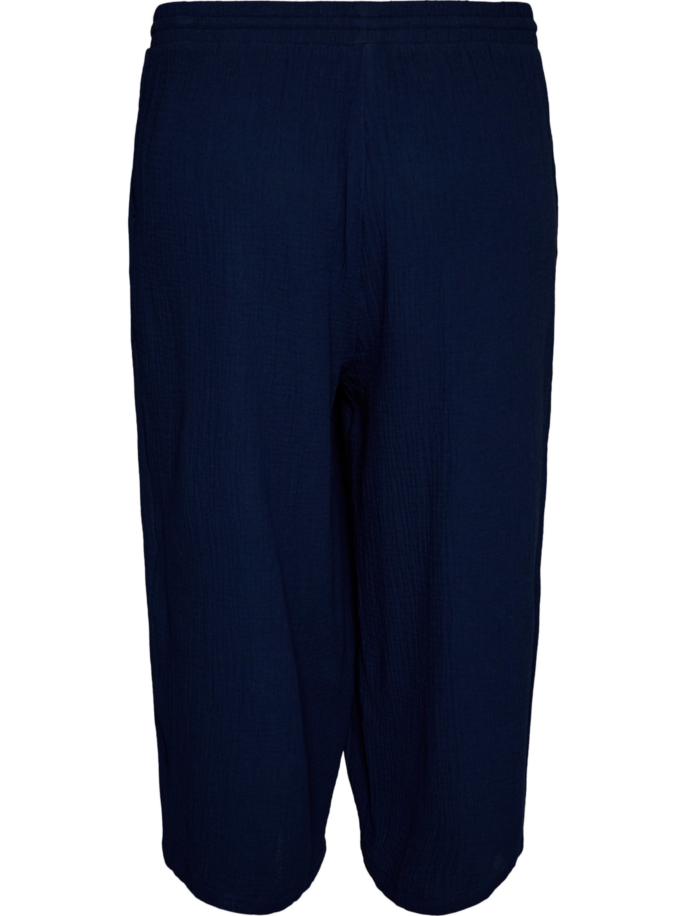 Zizzi Loosefit Bukser 'Vvivu' i blå