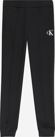 Pantalon Calvin Klein Jeans en noir : devant