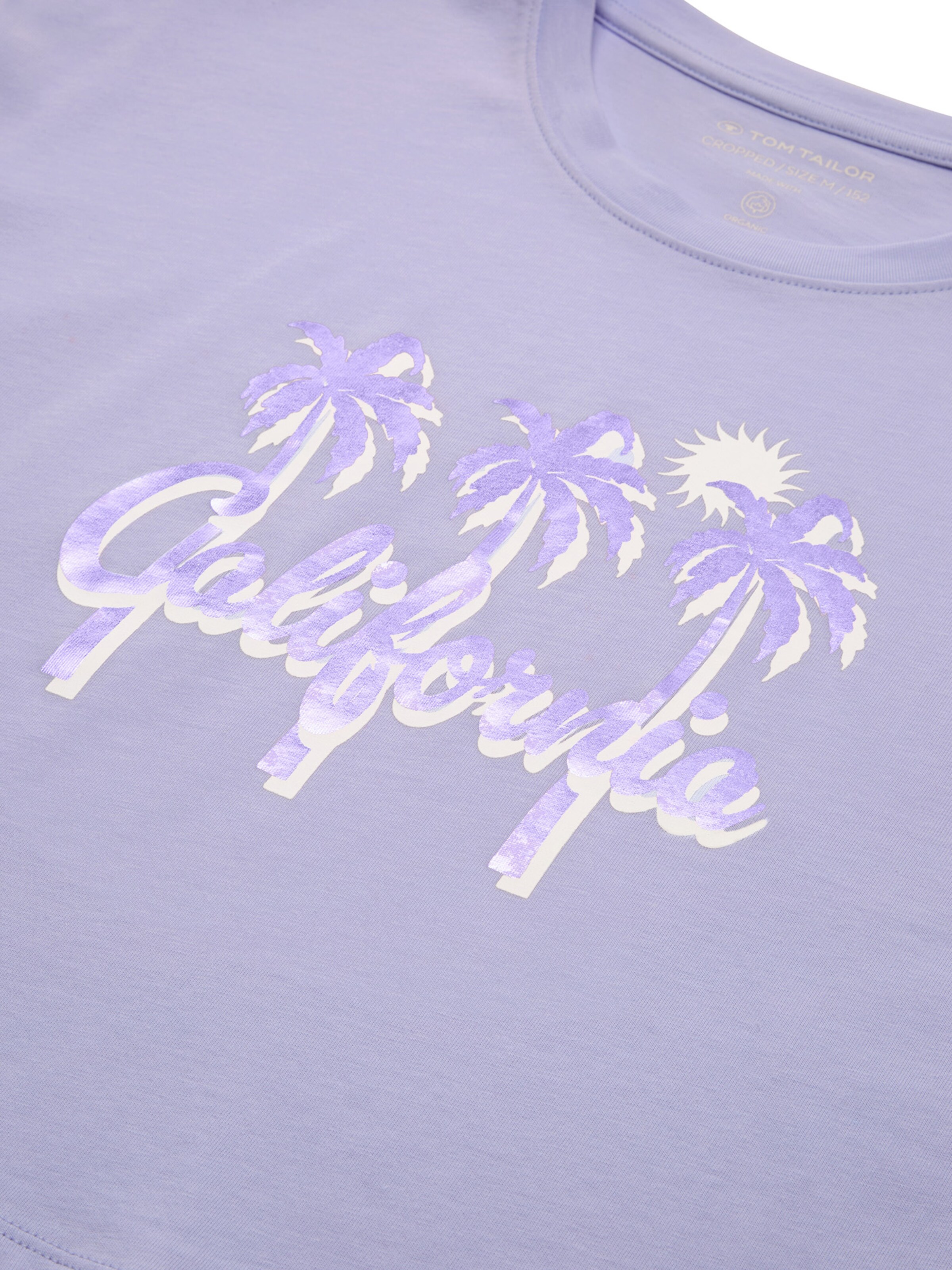 TOM TAILOR T-Shirt in Lila