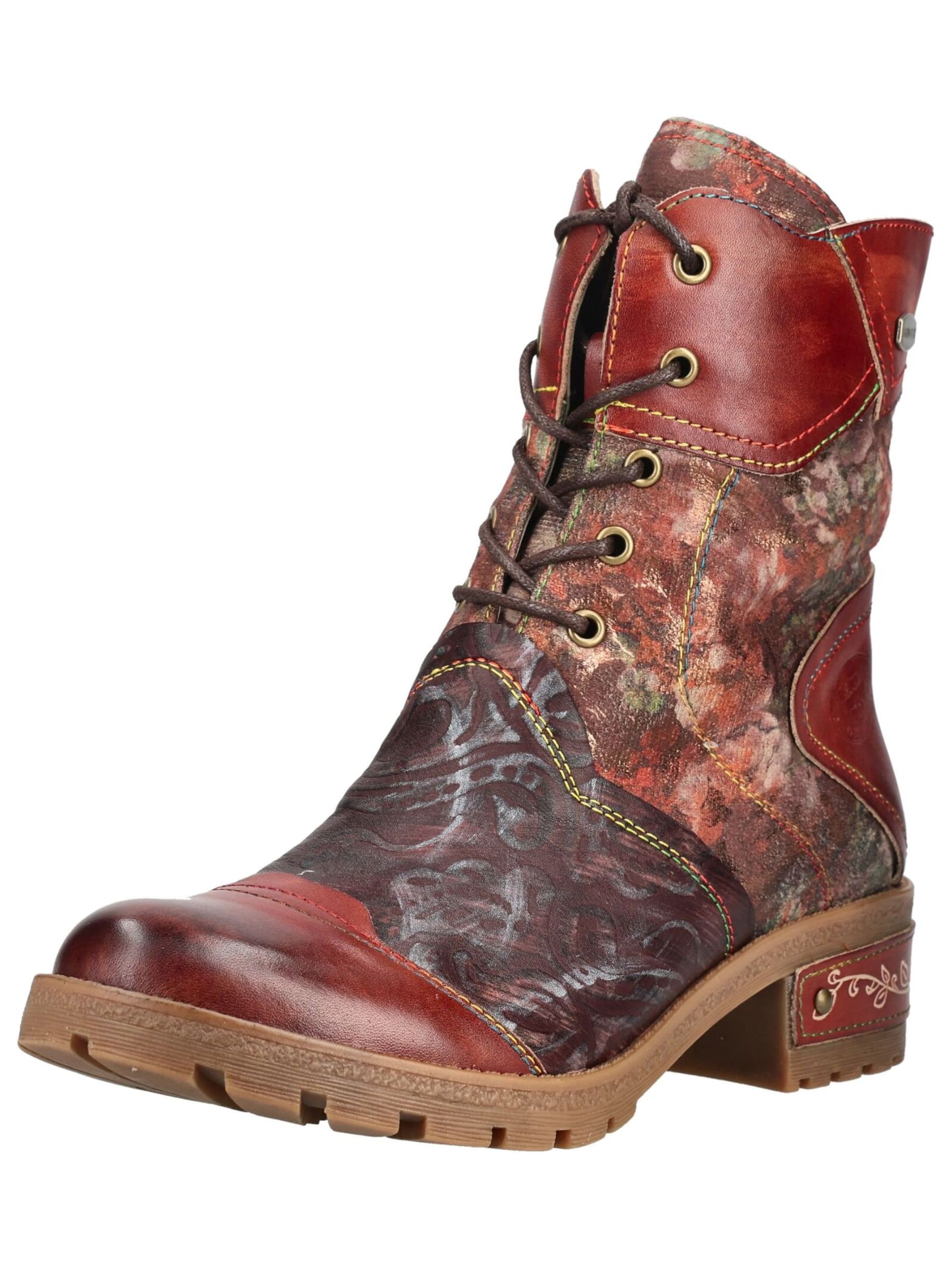 Bottines à lacets Laura Vita en marron : devant