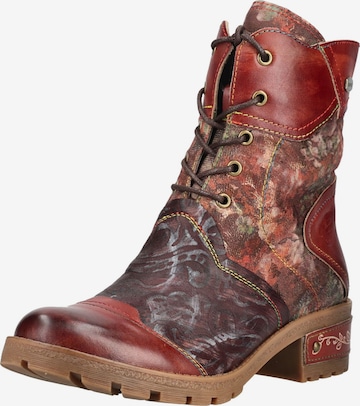 Bottines à lacets Laura Vita en marron : devant