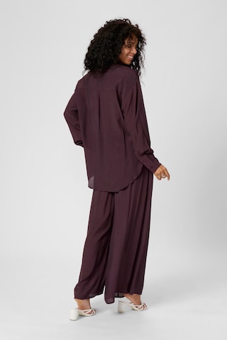 Kaffe Bluse i lilla
