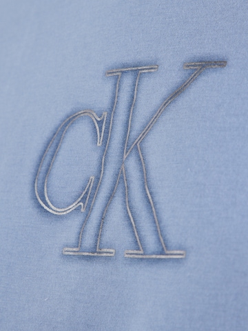 Calvin Klein Jeans Tričko 'CLASSIC SEASONAL' – modrá