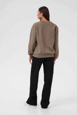 Kaffe Sweatshirt 'Liddy' in Brown