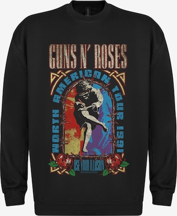 Sweat-shirt GUNS N' ROSES en noir : devant