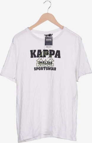 KAPPA T-Shirt L in Weiß: predná strana