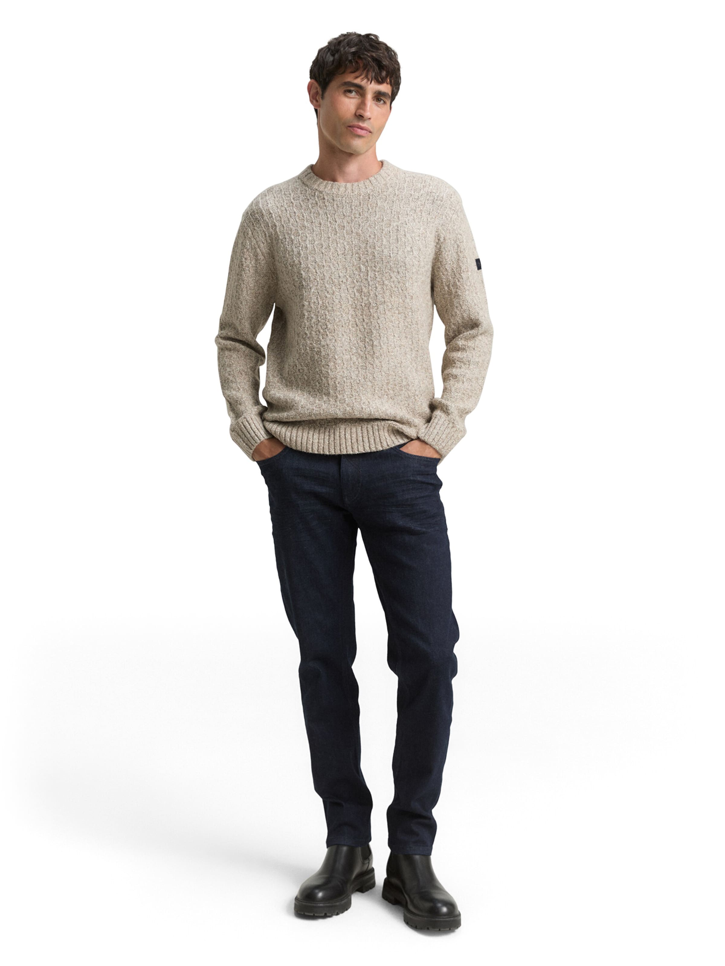 Pull-over TOM TAILOR en blanc