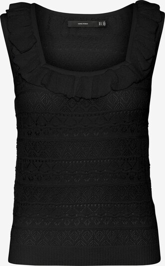 VERO MODA Knitted top 'Mikia' in Black, Item view