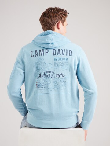 CAMP DAVID Sweatshirt i blå: forside