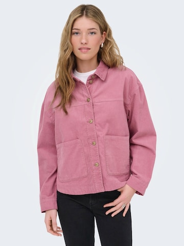 ONLY Between-season jacket 'ONLMOXIE' in Pink