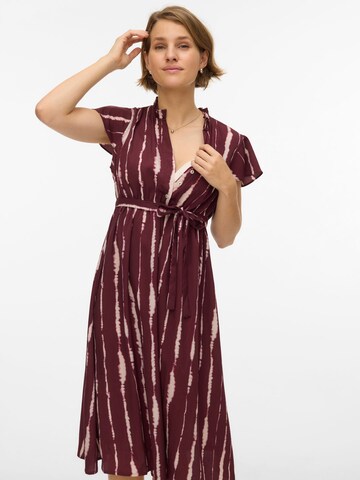 Robe 'MLPali' MAMALICIOUS en rouge : devant