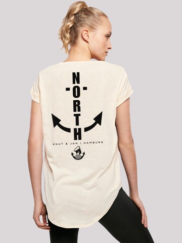 F4NT4STIC Shirt 'North Anchor Knut & Jan Hamburg' in Beige