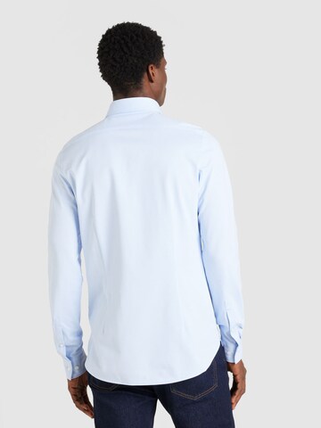Michael Kors - Slim Fit Camisa 'PERFORMANCE' em azul