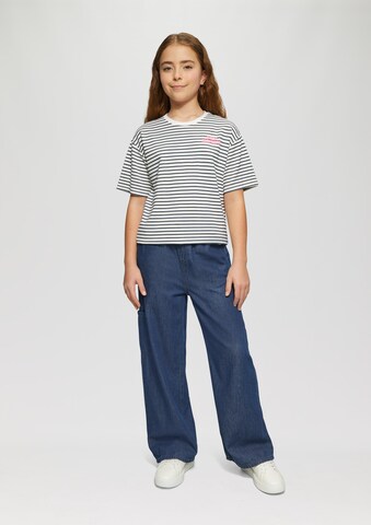 s.Oliver Junior Shirt in Blauw: voorkant