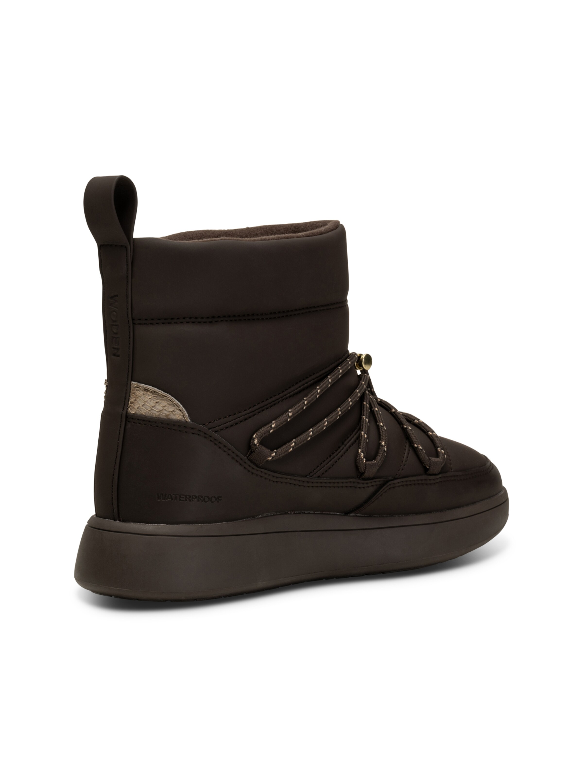 WODEN Snowboots 'Isa' i brun