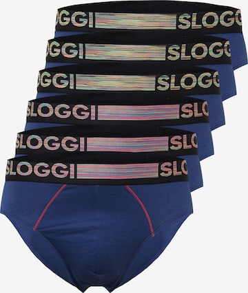 SLOGGI Slip 'men GO ABC Natural H' in Blauw: voorkant