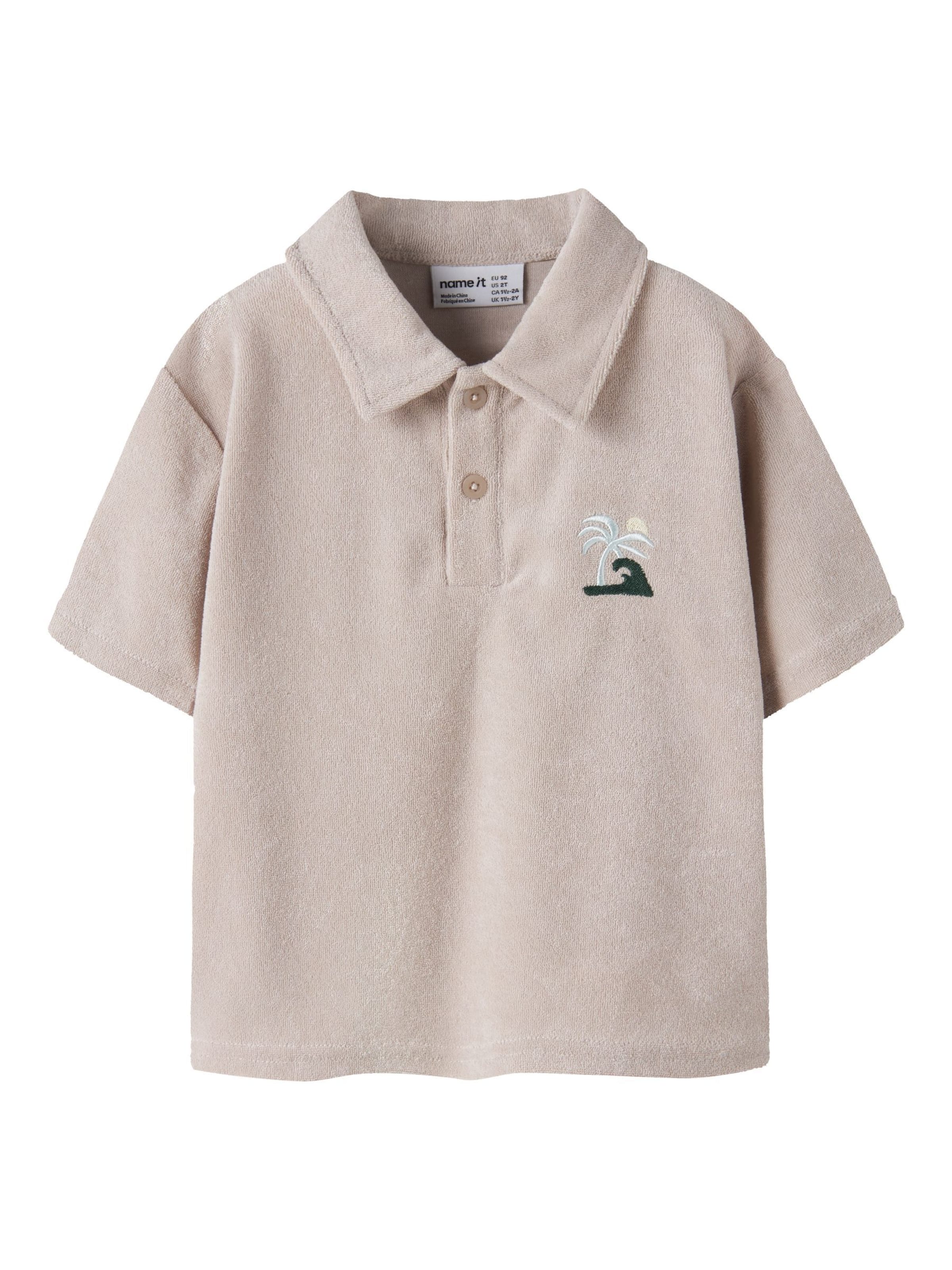 T-Shirt NAME IT en beige : devant