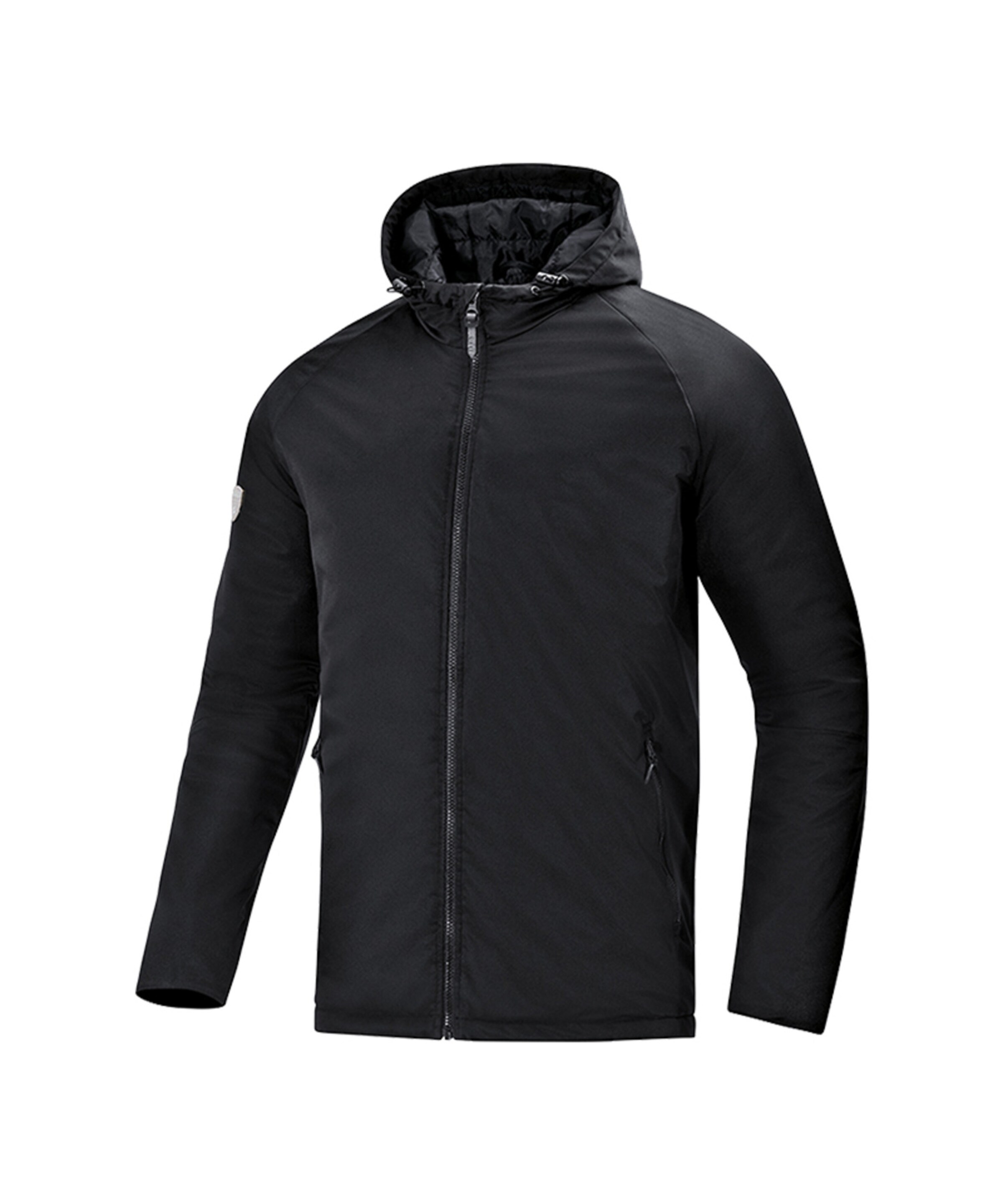 JAKO Sportjacke in Schwarz: Vorderseite