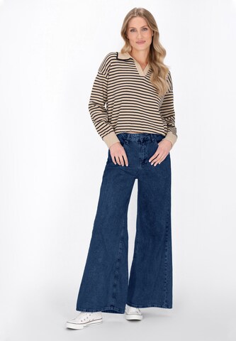 DreiMaster Maritim Sweater in Beige: front