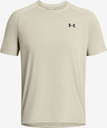 UNDER ARMOUR Regular fit Functioneel shirt 'Tech 2.0' in Geel: voorkant