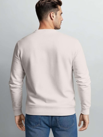 Neverless Sweatshirt 'Destination unknown' in Beige