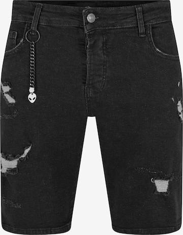 2Y Premium Regular Jeans in Zwart: voorkant