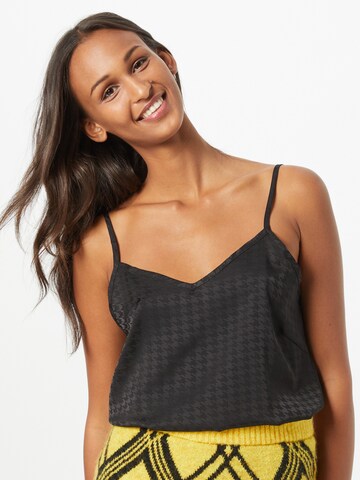 SISTERS POINT Top 'EA-ST' in Black: front