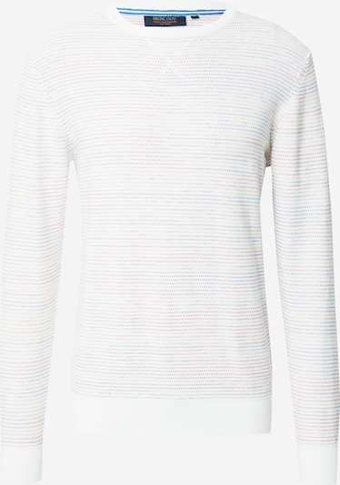 INDICODE JEANS Pullover 'Jordyn' in creme / blau / gelb / rot, Produktansicht